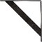 Ekena Millwork Traditional Steel Bracket, Antiqued Silver 2"W x 18"D x 18"H BKTM02X18X18TRASV - alternate 9